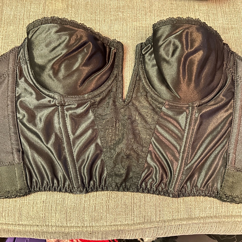 Vintage Smoothie BackLess Brand Strapless Cropped Bustier Corset Top